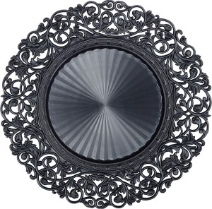 ZWARTE BAROKKE PLACEMAT 2 stuks