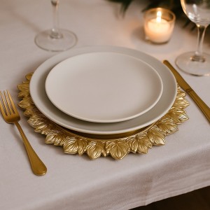 Set van 2 onderzetters /placemats – Goud
