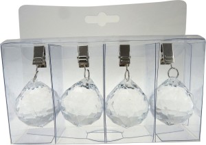 Tafelklemmen van Kristal – Set van 4 – Luxe en Elegant Design